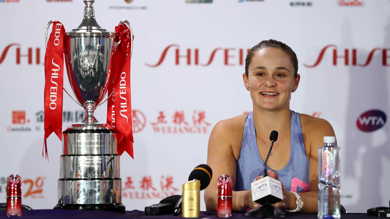 Ash Barty’s hilarious interview moment after $6.4 million win