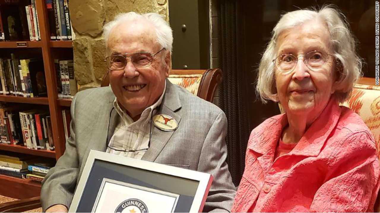 Husband and wife named oldest living couple in the world