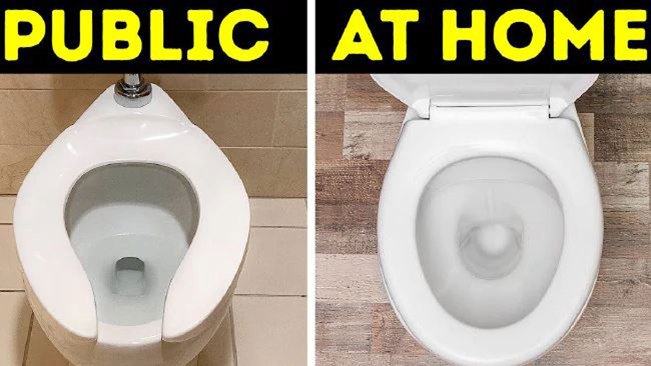 The real reason public toilet seats are different to ones at home