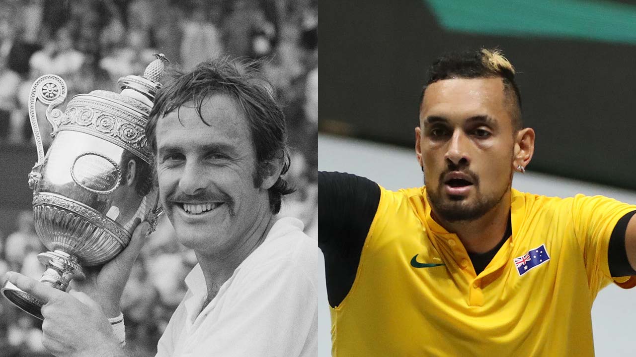 John Newcombe warns Nick Kyrgios to “zip it”