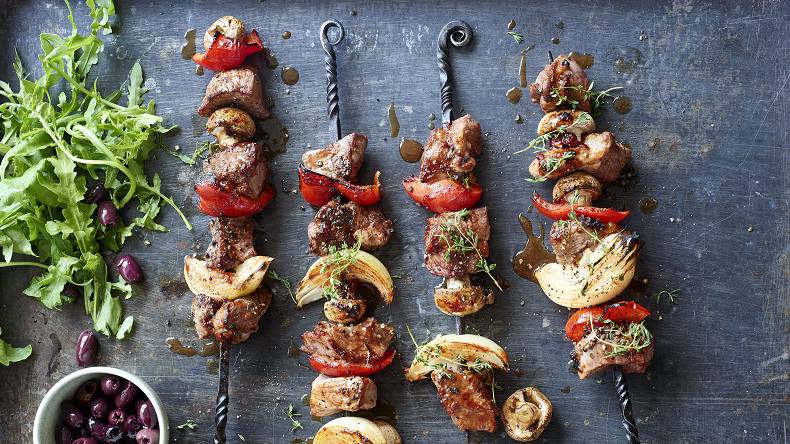 A must try! Marinated lamb skewers