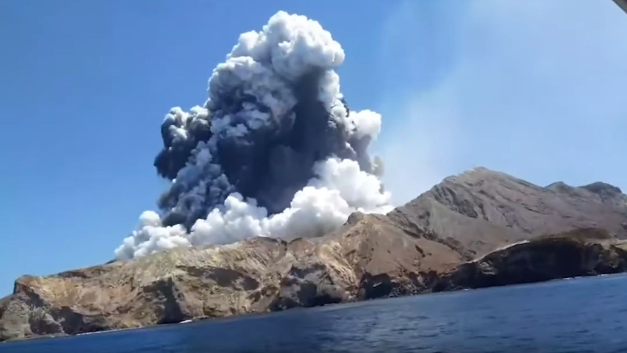 New footage shows panicked moments after White Island eruption