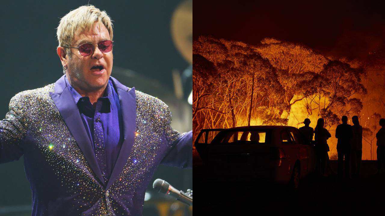 Million dollar men: Elton John and Chris Hemsworth's huge bushfire pledges