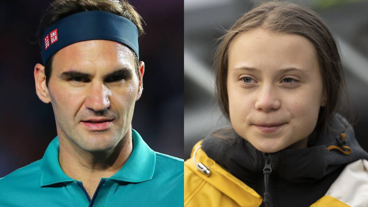 Roger Federer hits back at Greta Thunberg’s swipe