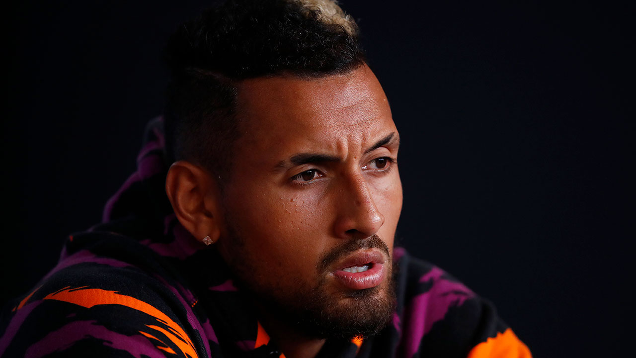 Nick Kyrgios scoffs at reporter’s question after Australian Open win