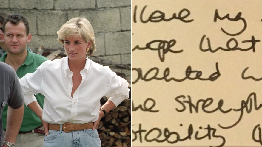 Princess Diana’s butler shows unseen letter to prove she would support Harry and Meghan 