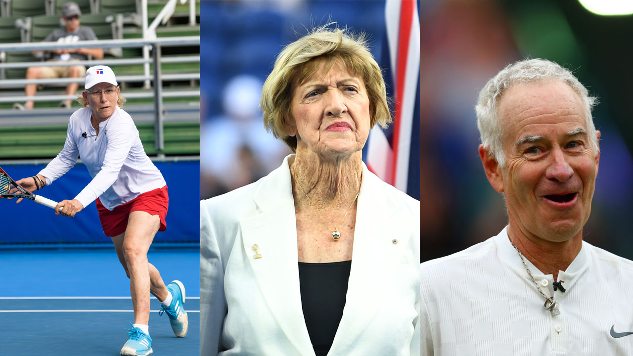 Tennis greats back-pedal in the wake of Margaret Court protest