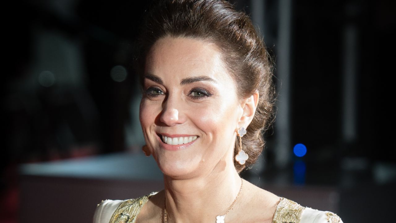 Duchess Kate wows in white and gold frock at BAFTAS