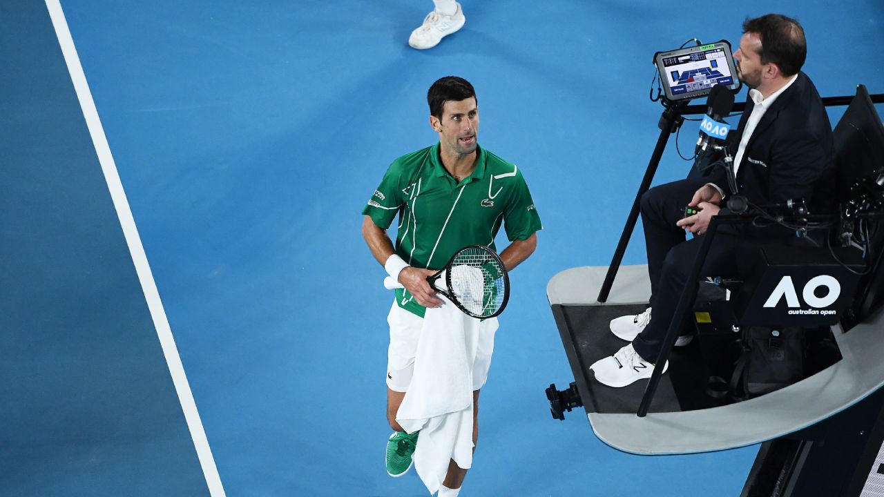 Sorry, not sorry: Djokovic speaks out on patting chair umpire's feet