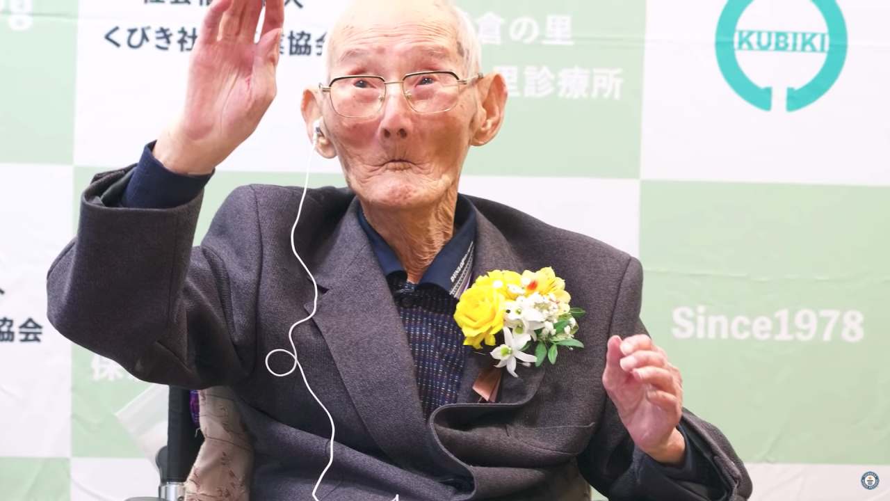 World’s oldest man at 112 reveals secrets for a long life