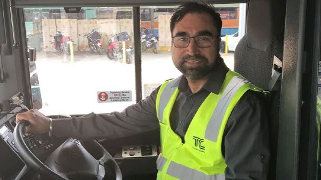 Bus driver hailed a hero after heartwarming act