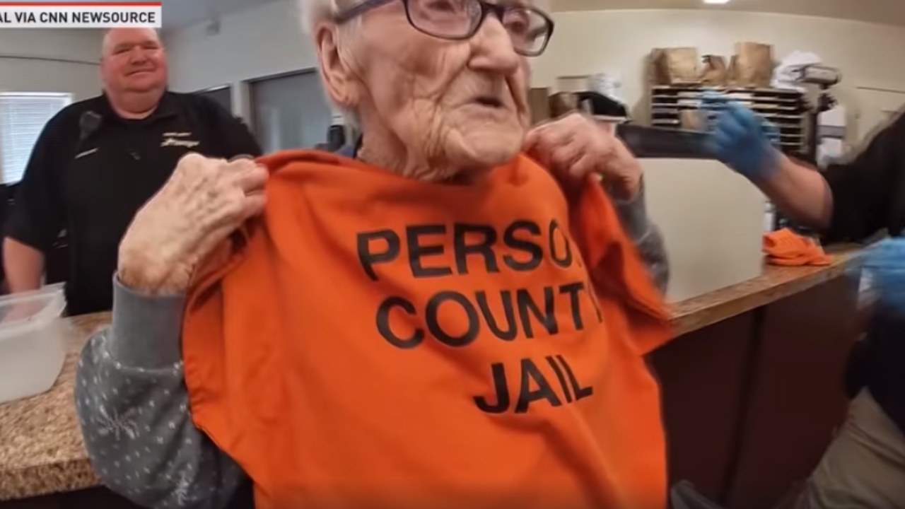 Woman celebrates 100th birthday in jail cell