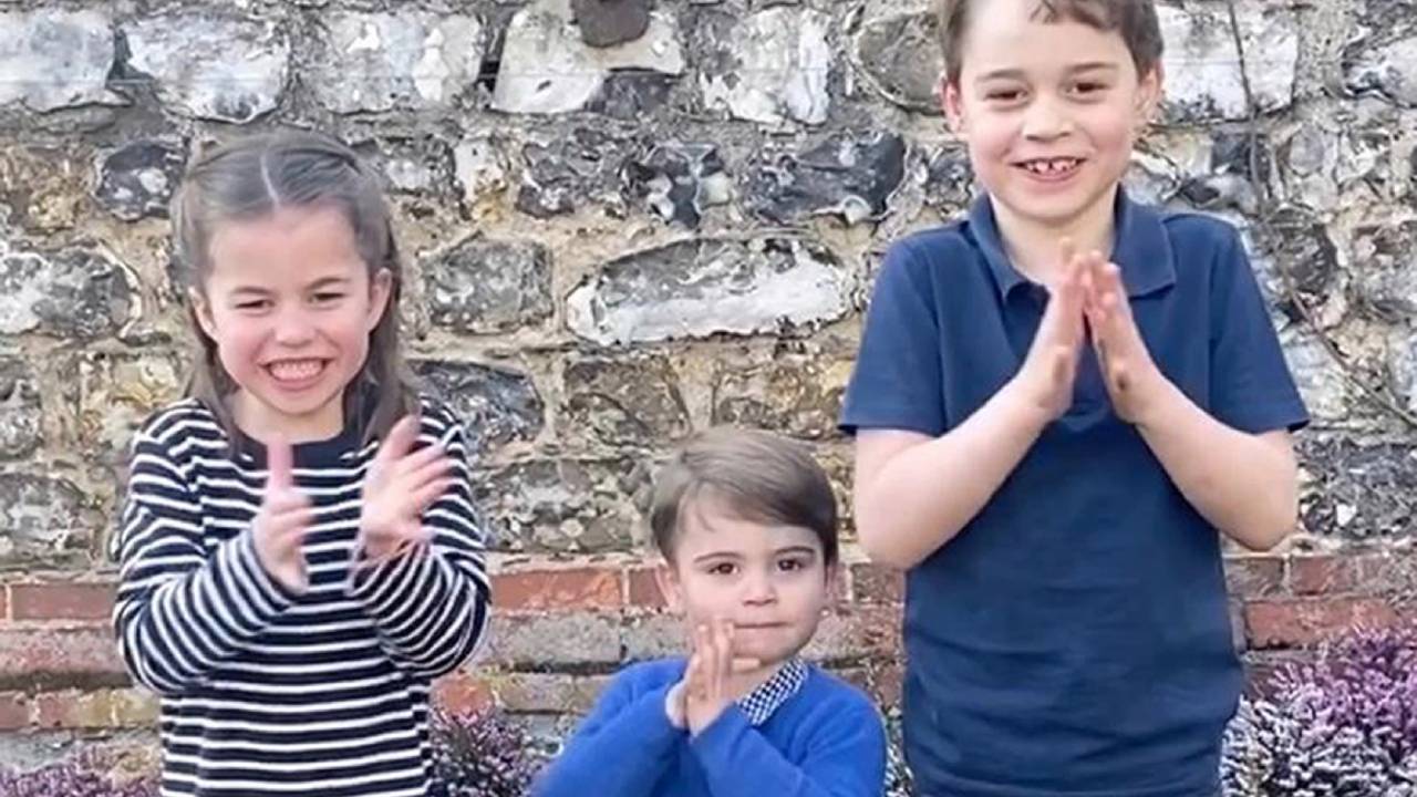 Little Prince Louis, George and Charlotte melt hearts in adorable tribute to healthcare workers