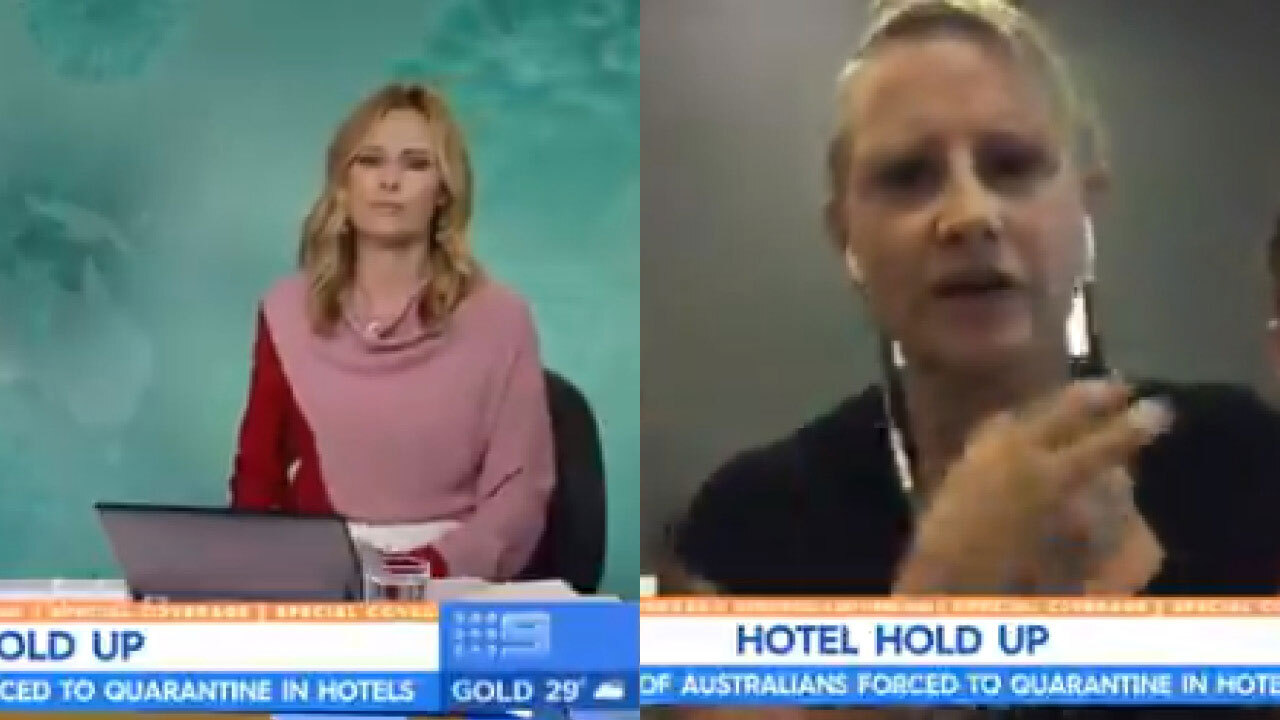 No fresh air: Today show hosts clash with young mum in hotel quarantine