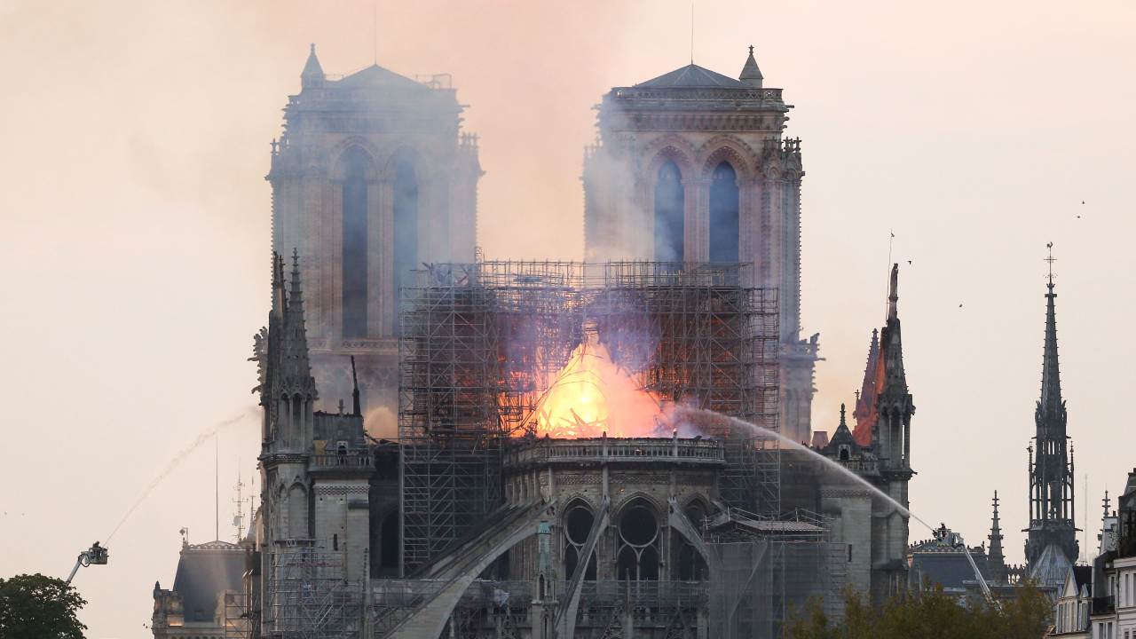 What has happened to the $1.6 billion donated to restore Notre Dame