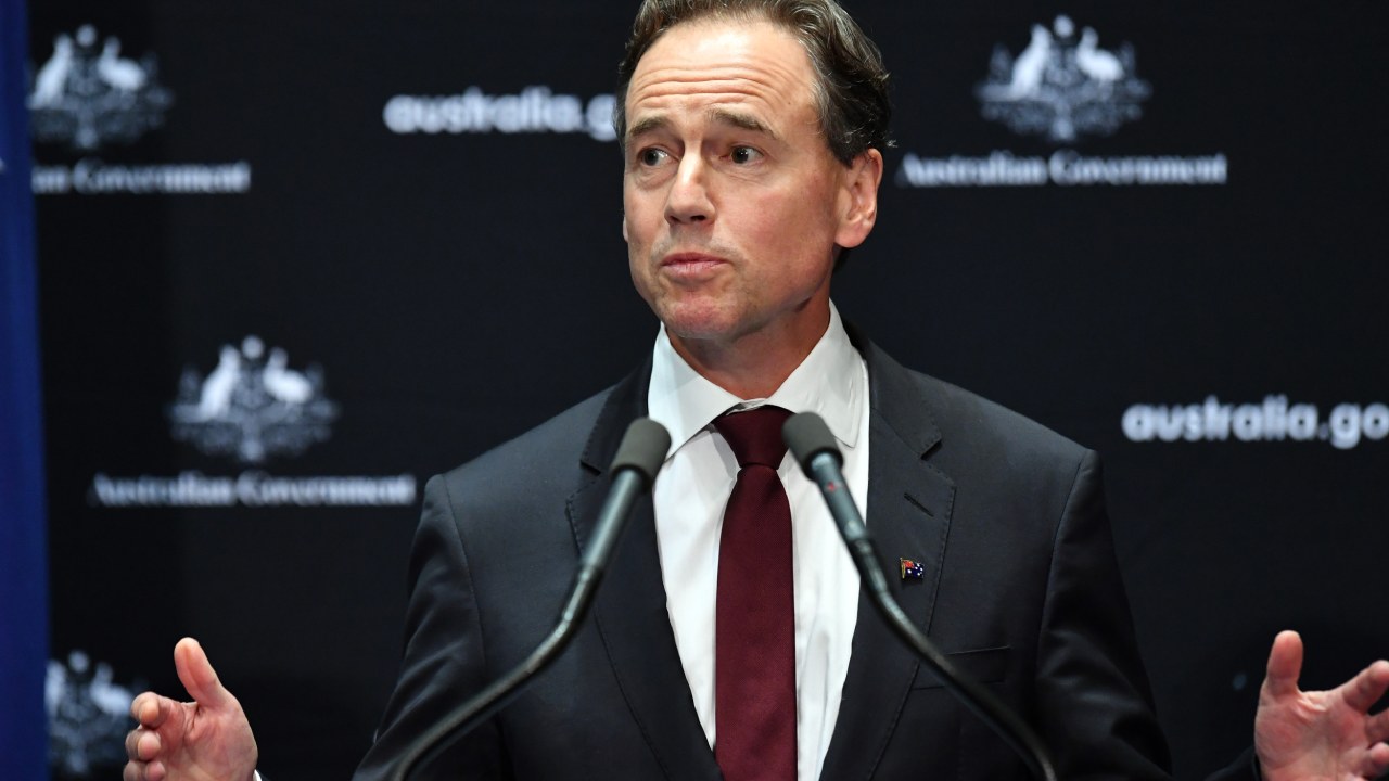 Health Minister Greg Hunt's Easter report card