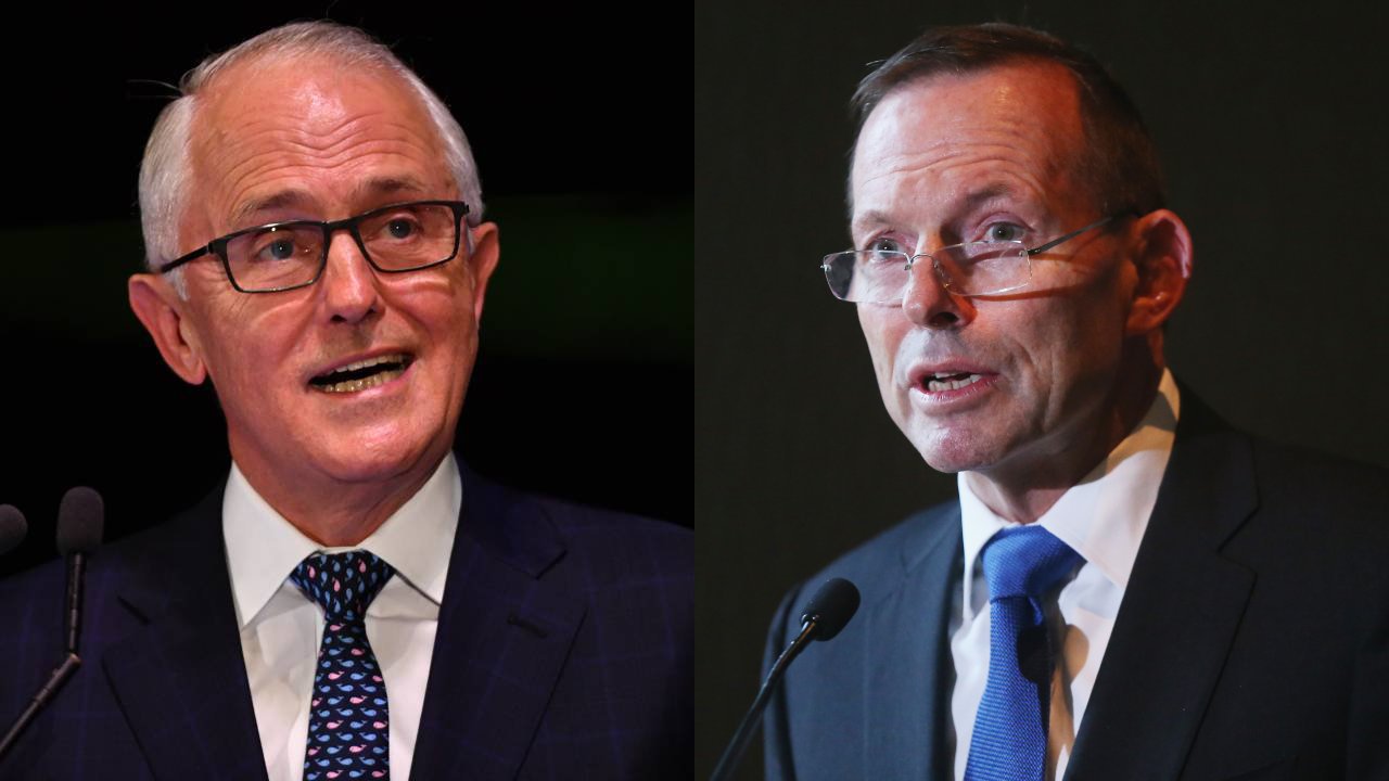 Tony Abbott hits back at Malcolm Turnbull’s Peta Credlin claims