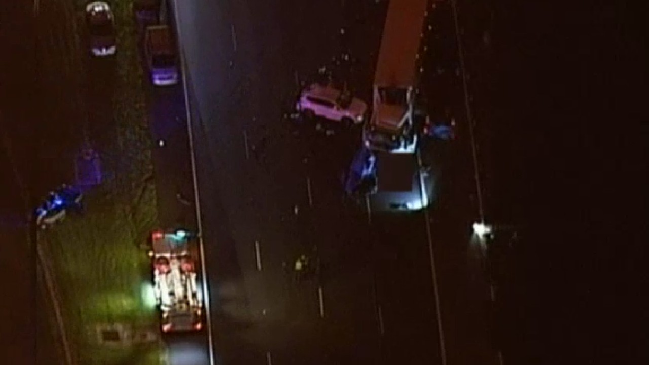Four police officers killed in Melbourne highway truck crash