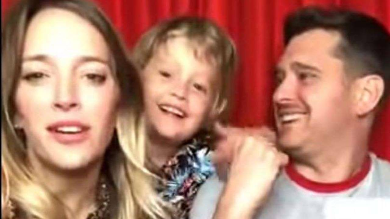 Michael Buble returns to Instagram in son Noah’s first appearance since beating cancer