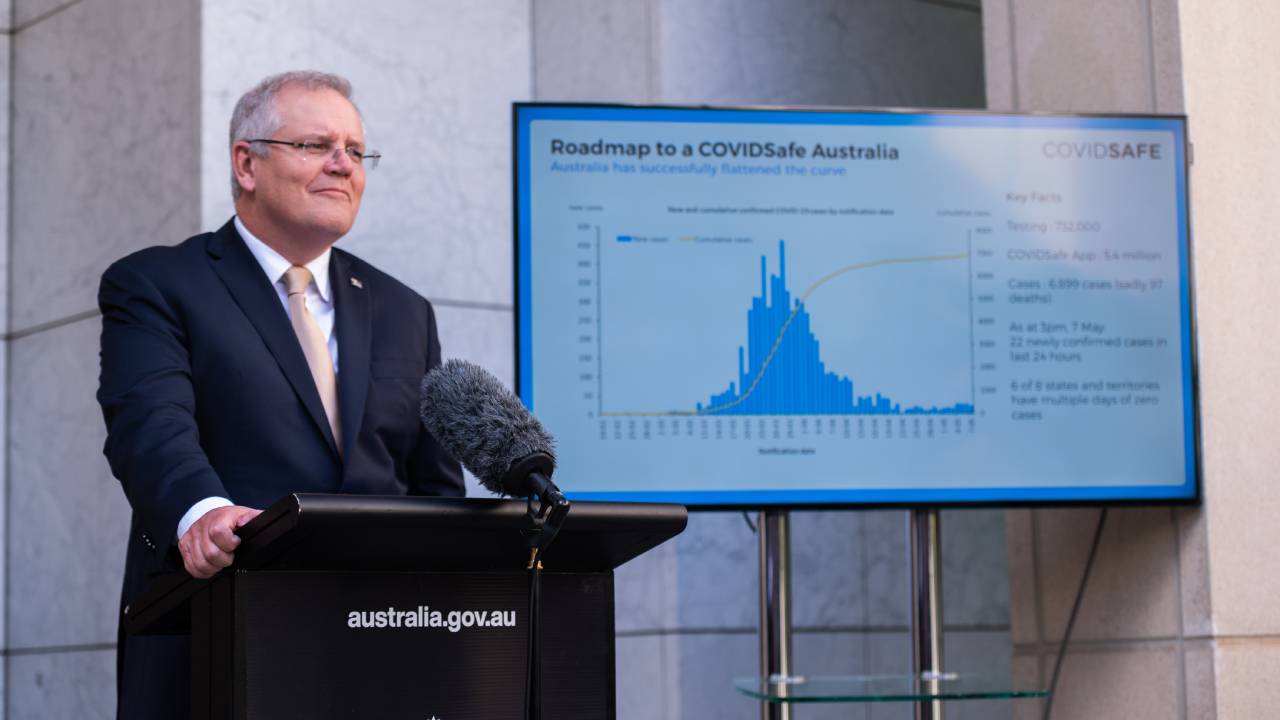 Scott Morrison announces three-stage plan to ease restrictions across the country