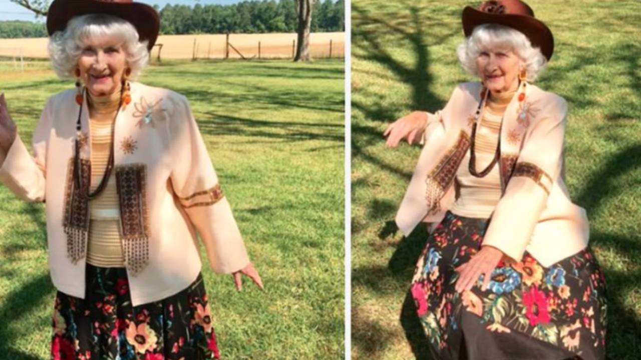 Backyard fashion: 91-year-old becomes YouTube sensation with heartwarming quarantine videos