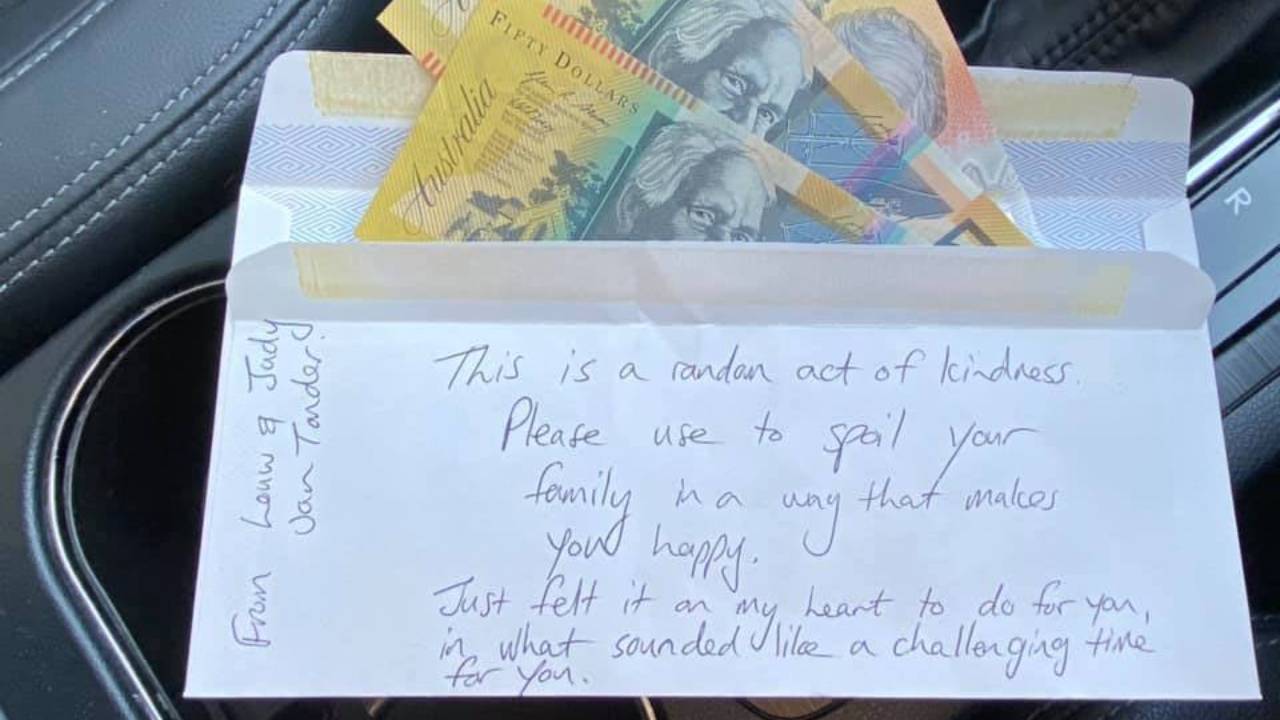 Generous gesture found in second-hand car leaves woman stunned