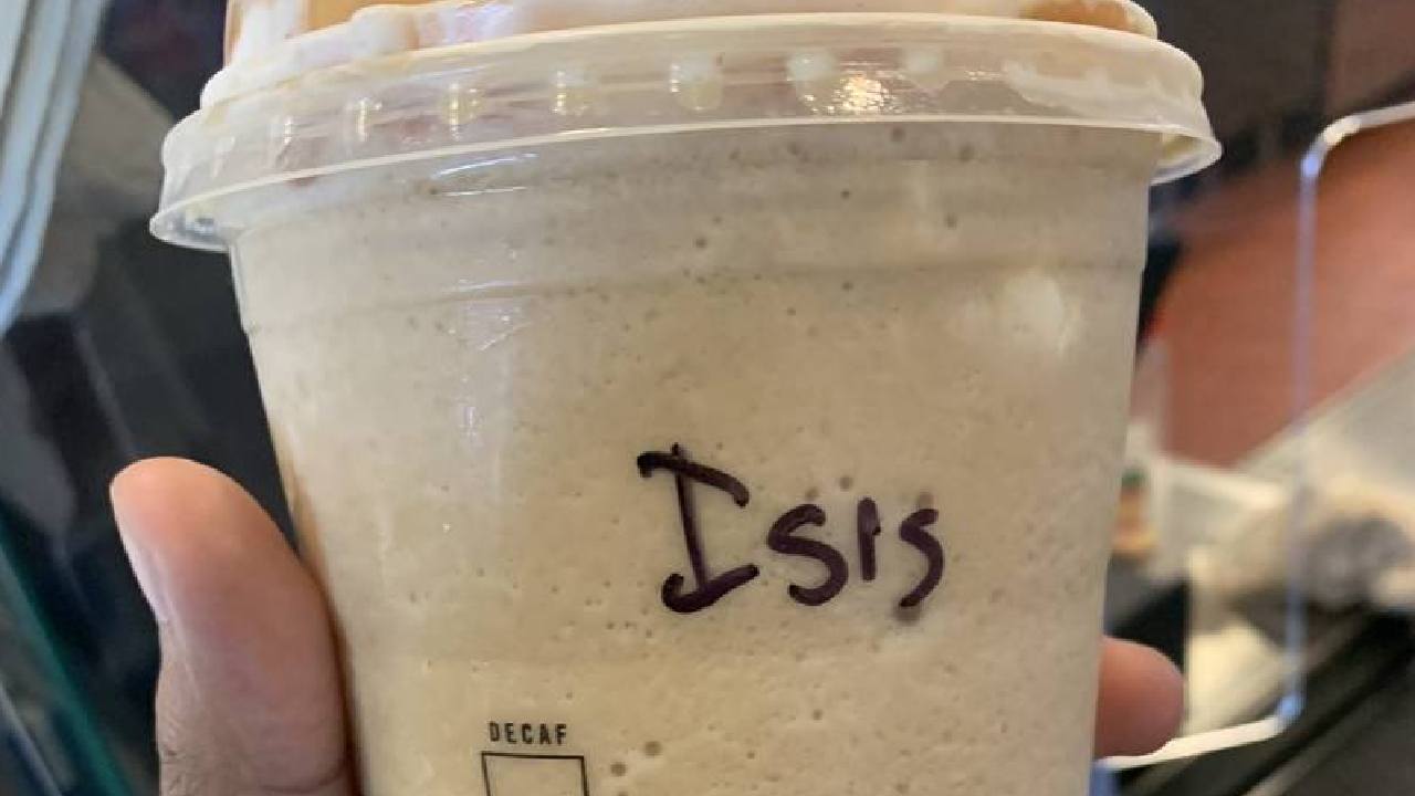 Starbucks worker under fire for writing 'ISIS' on Muslim customer's coffee order