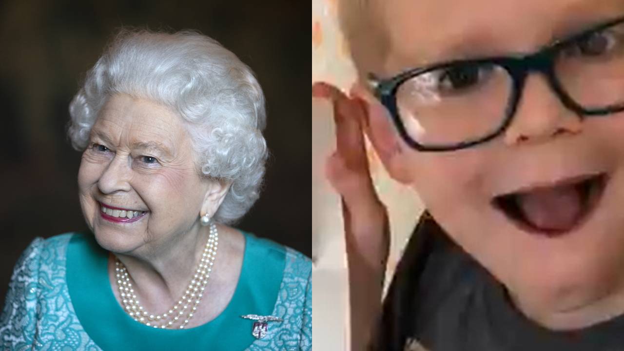 The incredibly "puzzling" thing one boy did for the Queen to cheer her up