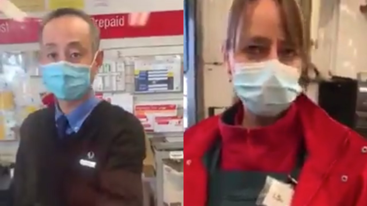 Bunnings anti-mask woman strikes again