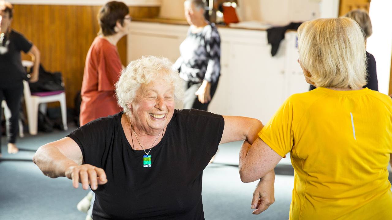 Over-60s make the leap to virtual “Feisty Feet” dance classes 