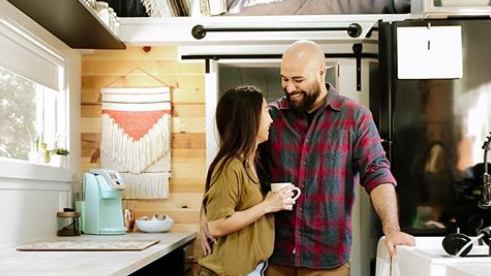Couple build dream “tiny home” for less than $35k