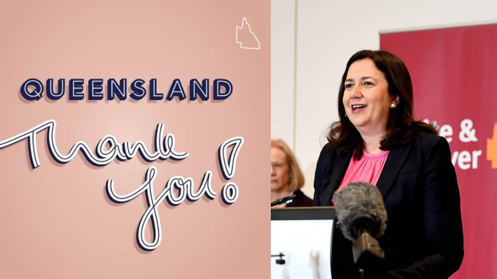Pastel colours and serif fonts: is Annastacia Palaszczuk trying to be an Instagram influencer?