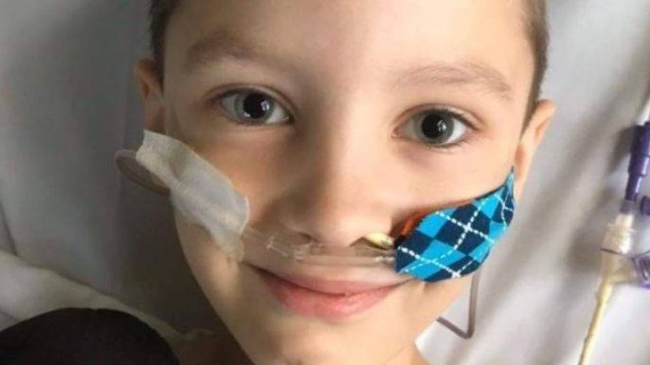 Brave boy battling rare cancer given police honour