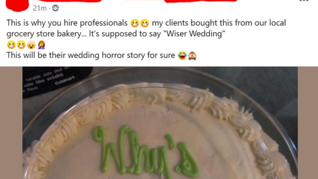 Wedding planner shares “wedding horror” story