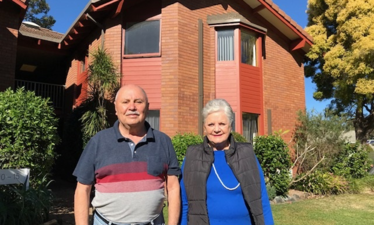 Meet the couple who moved into a new retirement village apartment...without visiting it first