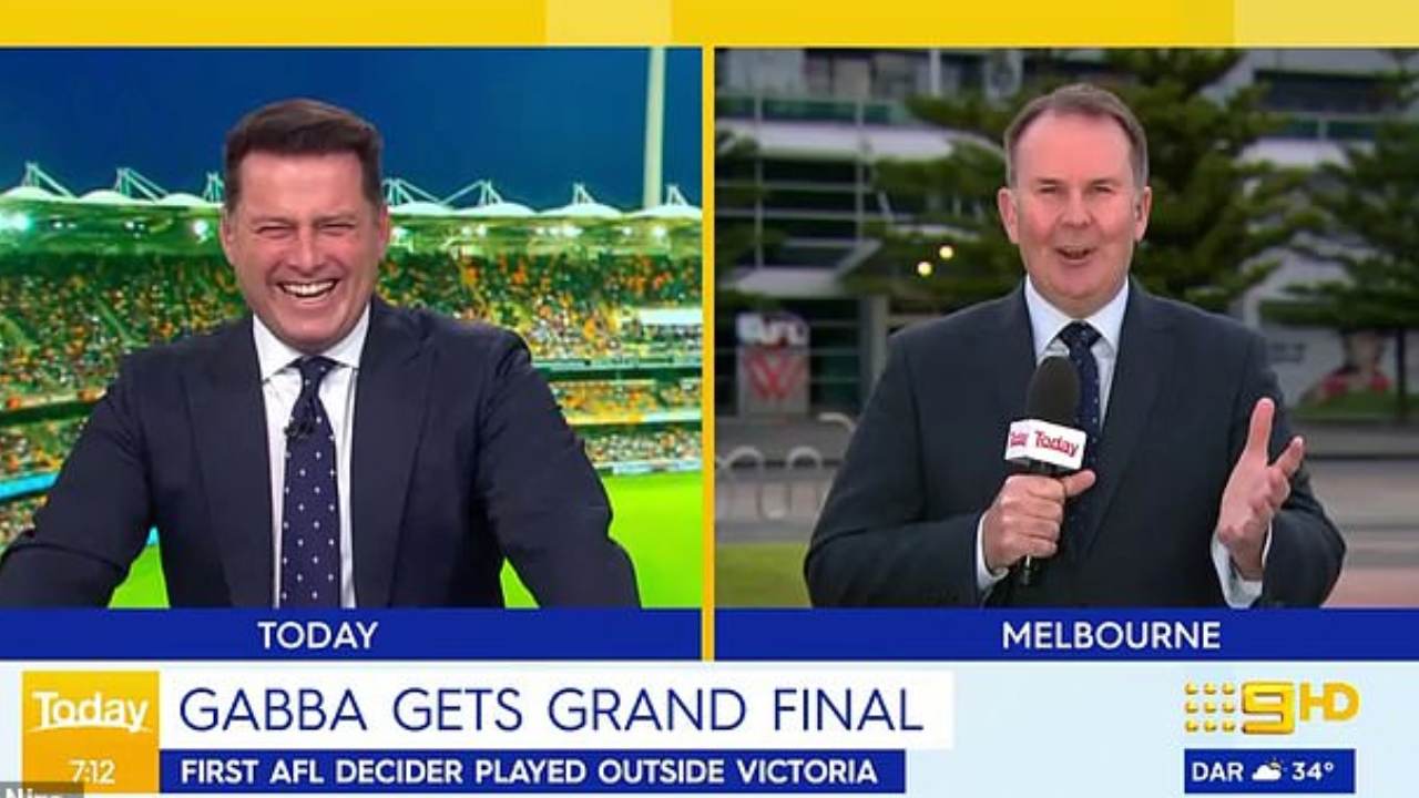 “Stupid little man”: Tony Jones roasts Karl over AFL grand final move