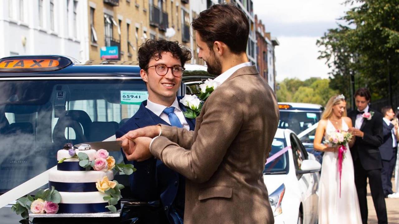 Couples tie the knot in first drive-through wedding