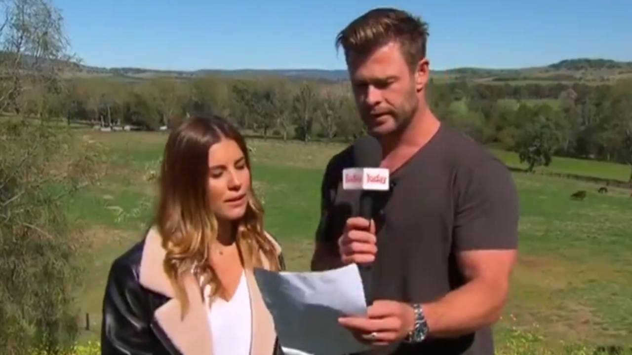 Chris Hemsworth gate crashes morning breakfast show