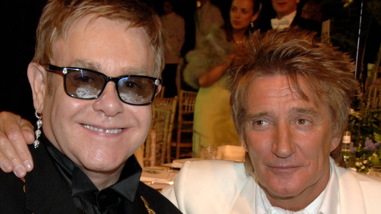 Rod Stewart reveals "big falling out" with Elton John