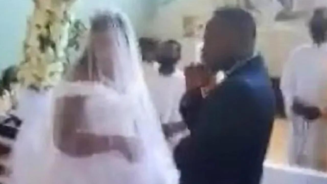 Woman raids wedding of man she is already married to