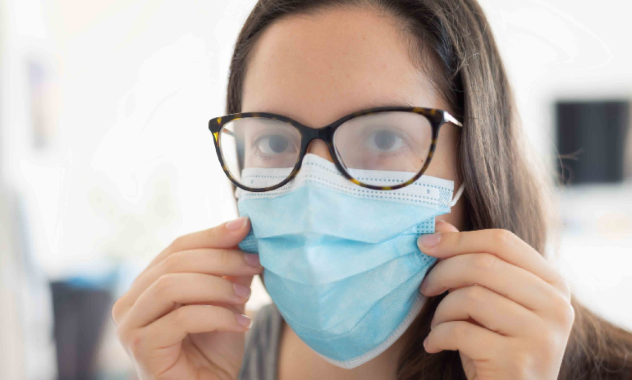 How to stop your glasses from fogging up while wearing a mask