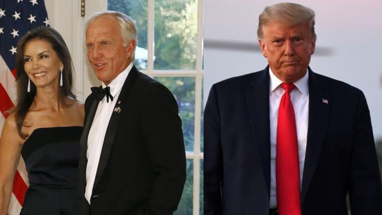 Greg Norman on Trump: "He's done a phenomenal job" 