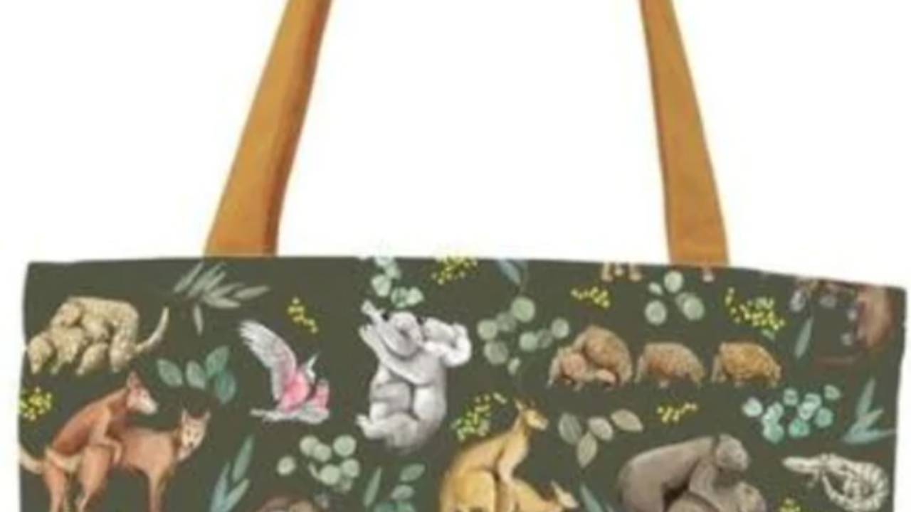 Grandma discovers hilarious X-rated detail on handbag