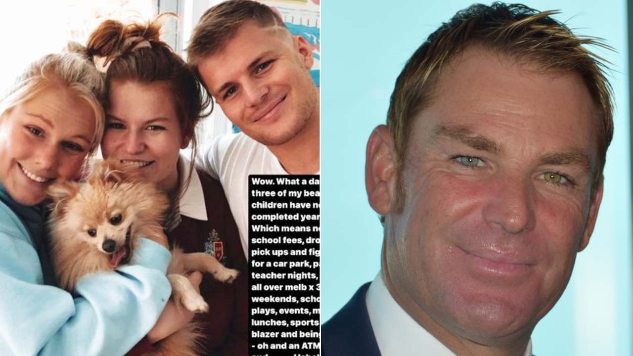 Shane Warne shares bittersweet family news