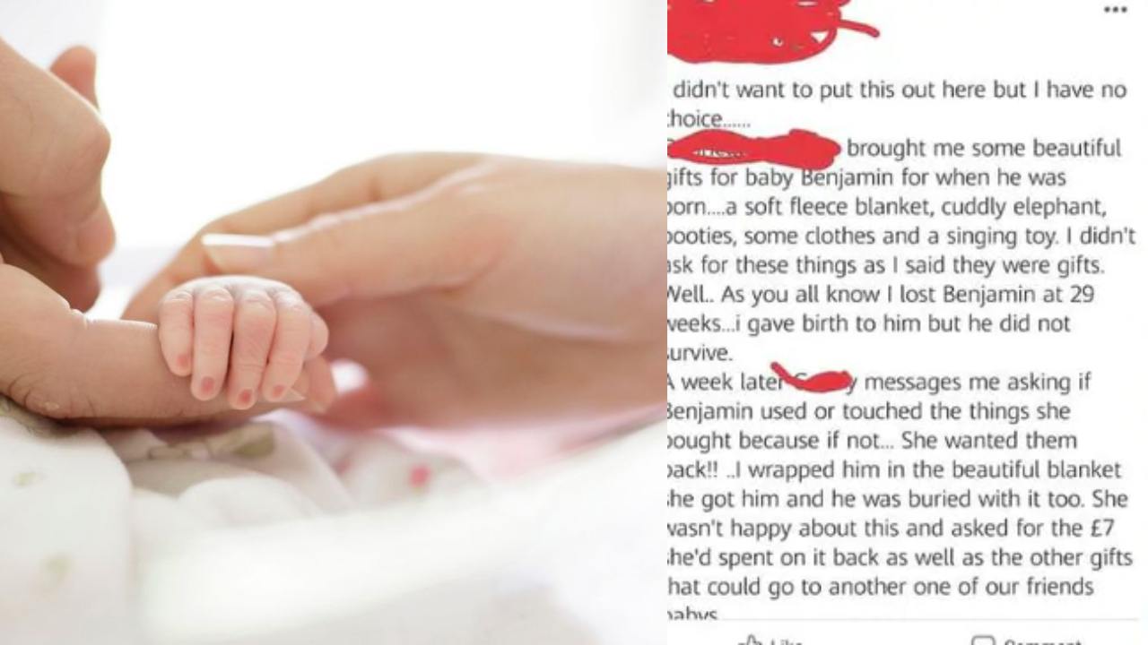 Grieving mother of stillborn baby shocked by friend’s insensitive request