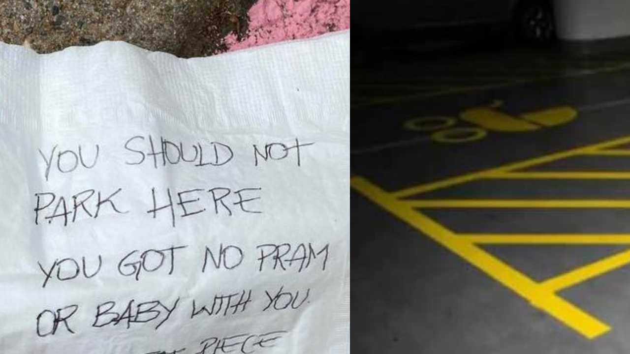 Mother hit back at shopper’s harsh words over parking spot
