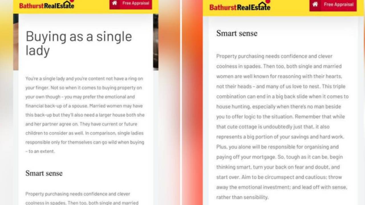 Real estate agent forced to apologise for offensive, sexist post