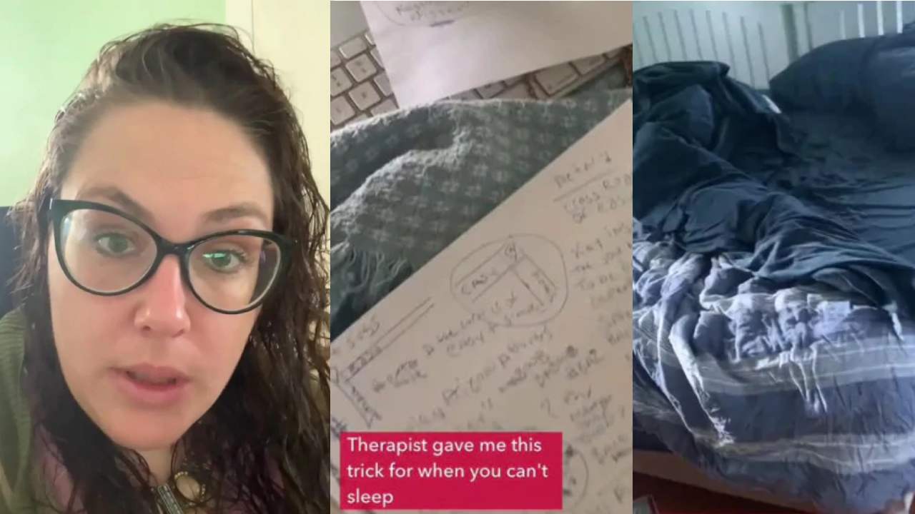 Woman goes viral for sharing therapist’s simple tip to fall asleep