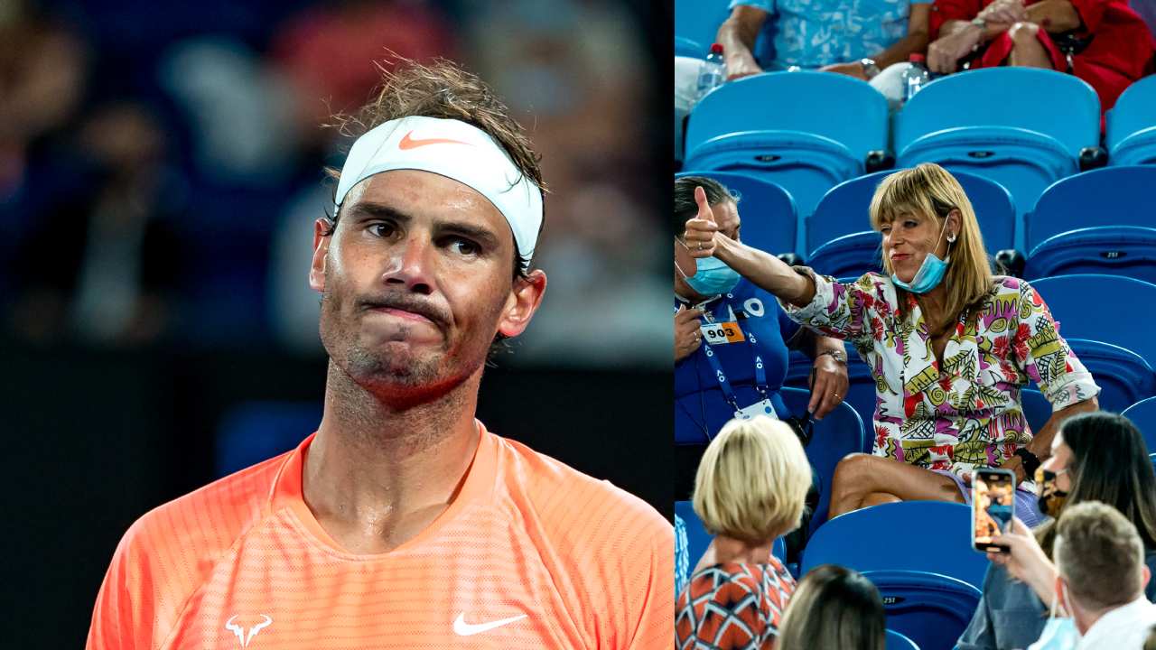 Crazy fan removed during Australian Open