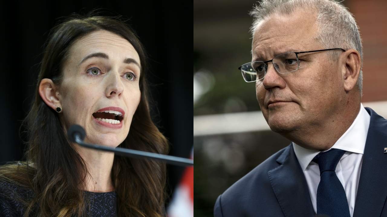 "Visibly furious" Jacinda Ardern berates Scott Morrison in press conference